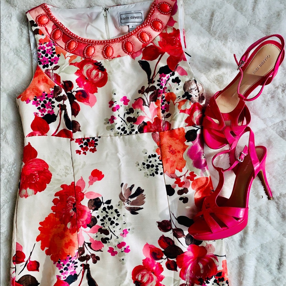 KARIN STEVENS elegant stylish dress